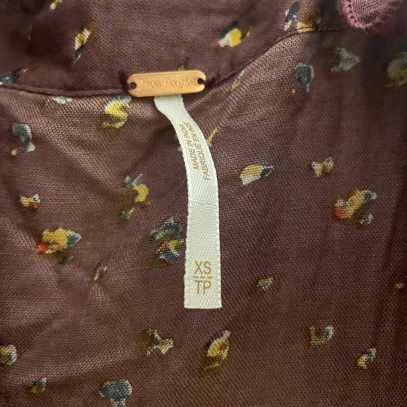 Free People Rare Feelings Maxi Dress | Purple Combo | Size XS | Boho Cottagecore - Picture 4 of 13